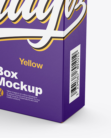 Paper Box Mockup PSD #1