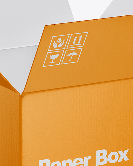Paper Box Mockup PSD #2