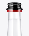 Clear Glass Water Bottle Mockup