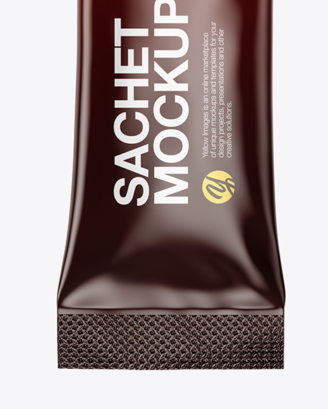 Download Glossy Stick Sachet Mockup in Sachet Mockups on Yellow Images Object Mockups