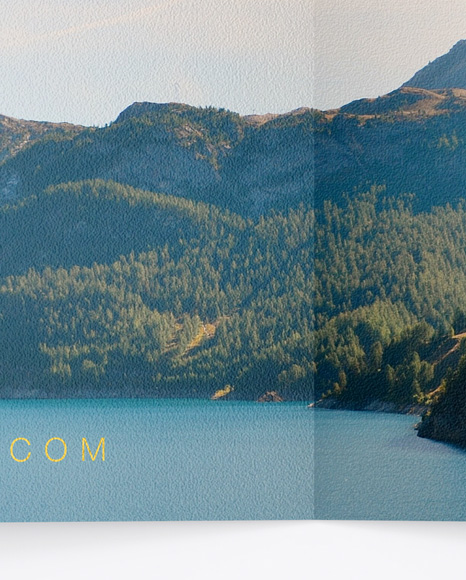 Paper Brochure Mockup PSD #1