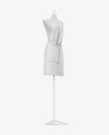 Mannequin Bust W Apron Mockup In Apparel Mockups On Yellow Images Object Mockups