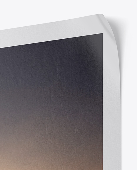 Textured Poster Mockup PSD #5
