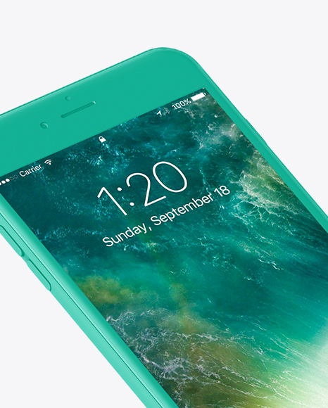 Isometric Apple iPhone 6 Plus Mockup