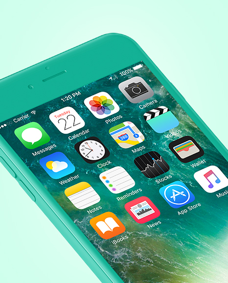 Isometric Apple iPhone 6 Plus Mockup