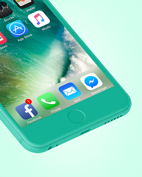 Isometric Apple iPhone 6 Plus Mockup