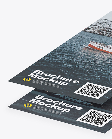 Two Brochures Mockup PSD #2