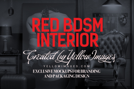 1 Poster In The Bdsm Interior Room Mockup In Indoor Advertising Mockups On Yellow Images Creative Store