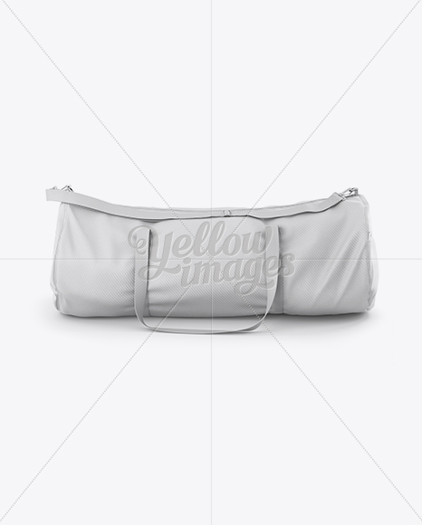 Download Duffle Bag Mockup Front View In Apparel Mockups On Yellow Images Object Mockups PSD Mockup Templates