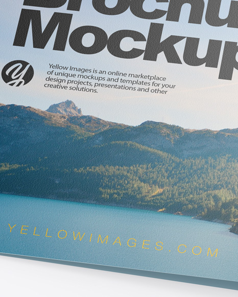 Paper Brochure Mockup PSD #1