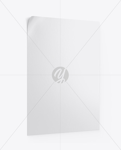 Textured Poster Mockup PSD #3