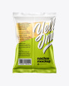 Matte Bag With Nachos Mockup