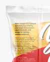 Matte Bag With Nachos Mockup