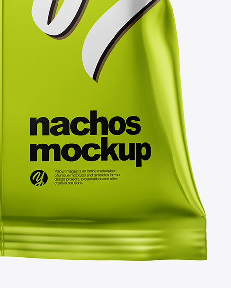 Frosted Bag With Nachos Mockup PSD #5