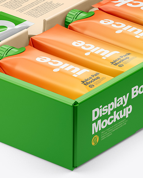 Download Display Box Mockup In Box Mockups On Yellow Images Object Mockups