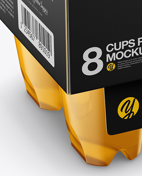 Download 8 Cups W Jelly Pack Mockup In Cup Bowl Mockups On Yellow Images Object Mockups Yellowimages Mockups