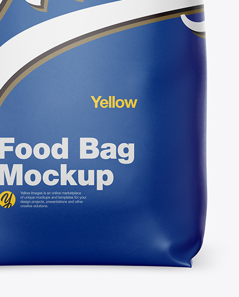 Download Paper Food Bag Mockup In Bag Sack Mockups On Yellow Images Object Mockups