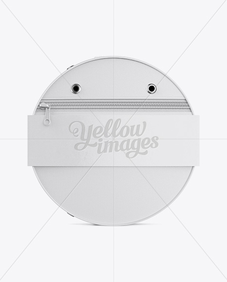 Download Folding Bucket With Cover Mockup Front View In Object Mockups On Yellow Images Object Mockups