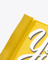 Glossy Square Chocolate Bar Mockup - Halfside View (High ...