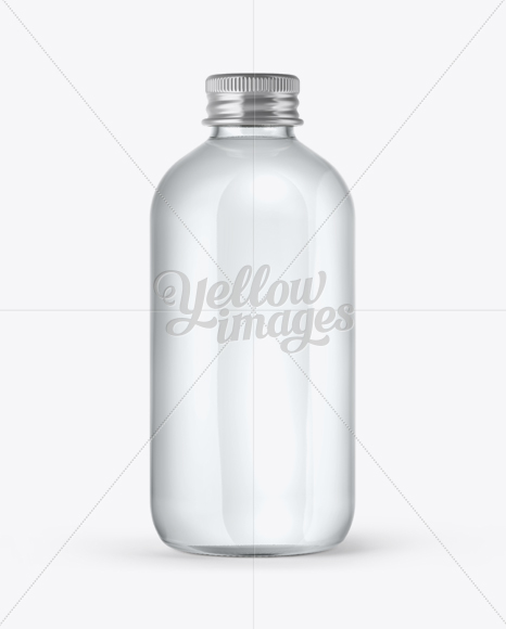 Download Clear Glass Water Bottle Mockup In Bottle Mockups On Yellow Images Object Mockups