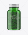 Download Green Pill Bottle Mockup - Front View in Bottle Mockups on Yellow Images Object Mockups