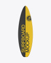 Download Surfboard Mockup / Front View in Object Mockups on Yellow ...