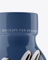 Download PET Bottle In Shrink Sleeve Mockup - Front View in Bottle ... Yellowimages Mockups