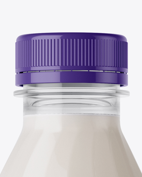 Download Plastic Milk Bottle Mockup - Front View in Bottle Mockups ...