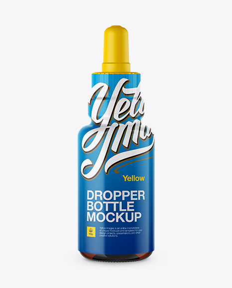 Download Dropper Bottle Mockup Front View In Bottle Mockups On Yellow Images Object Mockups Yellowimages Mockups