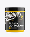 Download Glossy Plastic Jar Mockup - Front View in Jar Mockups on ... Yellowimages Mockups