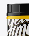 Download Glossy Plastic Jar Mockup - Front View in Jar Mockups on ... Yellowimages Mockups