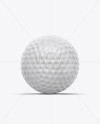 Download Glossy Golf Ball Mockup - Front View in Object Mockups on Yellow Images Object Mockups