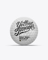 Download Matte Golf Ball Mockup - Front View in Object Mockups on Yellow Images Object Mockups