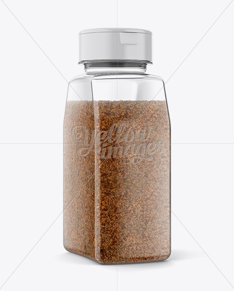 Download Glass Spice Jar Transparent Cap Psd Mockup Yellowimages