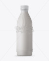 Download Matte Plastic Milk Bottle Mockup - Front View in Bottle ... Yellowimages Mockups