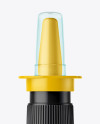 Amber Nasal Spray Bottle Mockup - Front View - Free Download Images