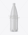 Download 1L Glossy Plastic Bottle Mockup - Front View in Bottle Mockups on Yellow Images Object Mockups