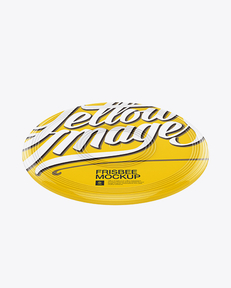 Download Plastic Frisbee Mockup High Angle Shot In Object Mockups On Yellow Images Object Mockups