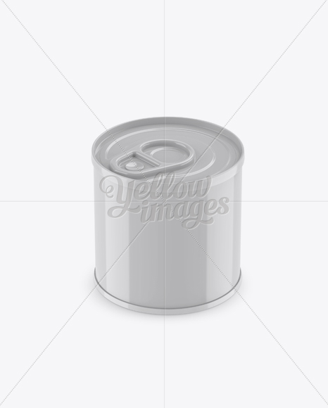 Tin Can Mockup (High-Angle Shot)