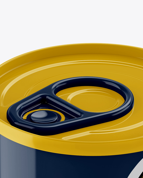 Tin Can Mockup (High Angle Shot) PSD #3