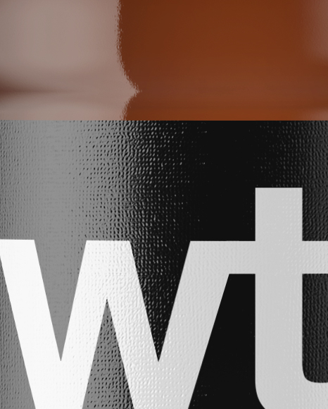 Amber Glass Bottle w  Metal Cap Mockup PSD #2