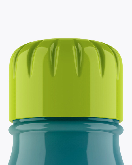 Glossy Plastic Sport Bottle Mockup PSD #2