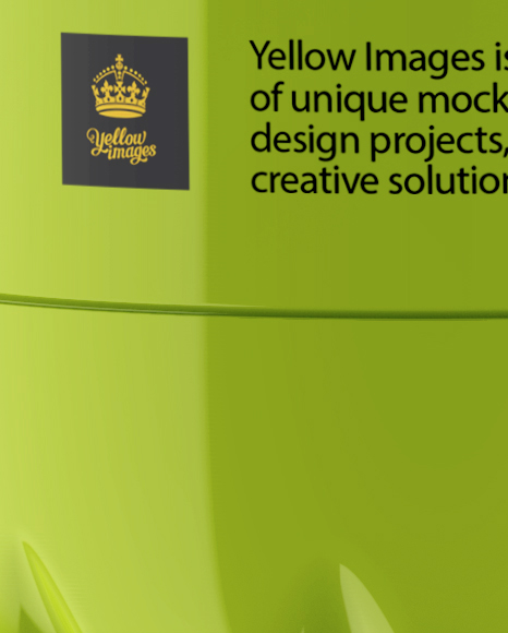 Glossy Plastic Sport Bottle Mockup PSD #1