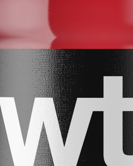 Glass Bottle with Red Drink Mockup PSD #2