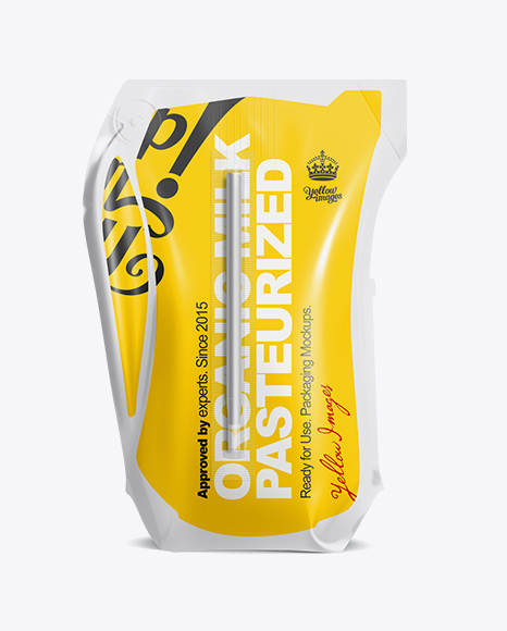 250ml Ecolean Air with Straw Mockup