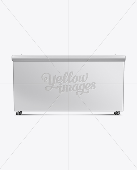 Chest Freezer Mockup PSD #3