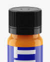 Glossy Plastic Sport Nutrition Bottle Mockup - Front View ...