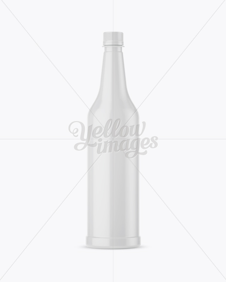 Download Glossy Plastic Bottle Mockup - Front View in Bottle ... Yellowimages Mockups