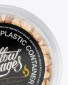 Download Plastic Container w/ Peanuts Mockup - Top View in Pot & Tub Mockups on Yellow Images Object Mockups