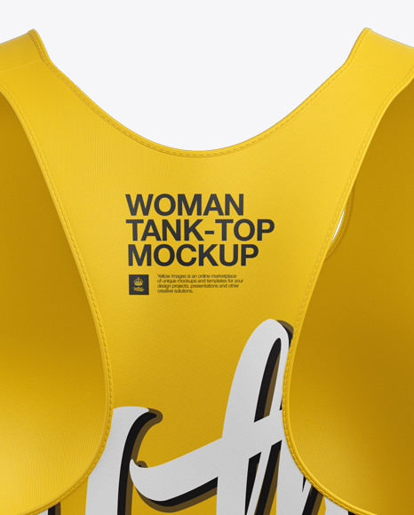 Download Women's Tank Top Mockup - Back View in Apparel Mockups on ...